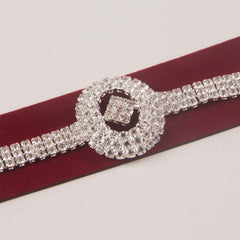 Silver Oval Shape Stone Bracelet - Thebuyspot.com