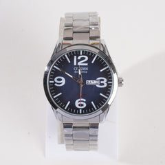Silver Blue Dial TBS-C Chain Watch