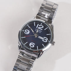 Silver Blue Dial TBS-C Chain Watch