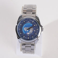 Silver Blue Dial TBS-O Chain Watch