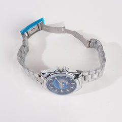 Silver Blue Dial TBS-O Chain Watch