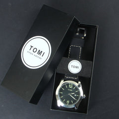 Silver Dial T1024 Men's Wrist Watch