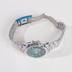 Silver Green Dial TBS-O Chain Watch