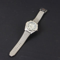 Silver Strap Silver Dial 1344 Men's Wrist Watch