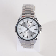 Silver White Dial TBS-F Chain Watch