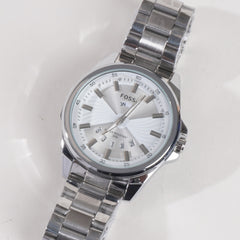 Silver White Dial TBS-F Chain Watch