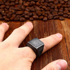 Soldier Vintage Square Ring - Thebuyspot.com
