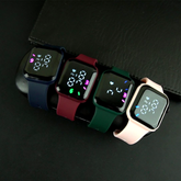 Digital LED Disco Watch Black