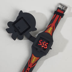 Kids Character Digital Watch Black