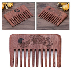 Wide Tooth Beard Wood Comb - Thebuyspot.com