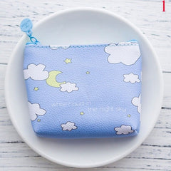 Women's Mini Cartoon Blue Purse