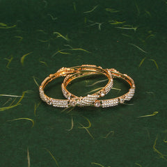 Zircone Bangles 2 Piece Set