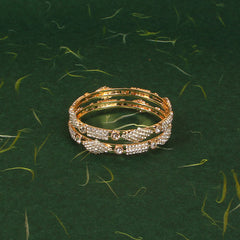 Zircone Bangles 2 Piece Set