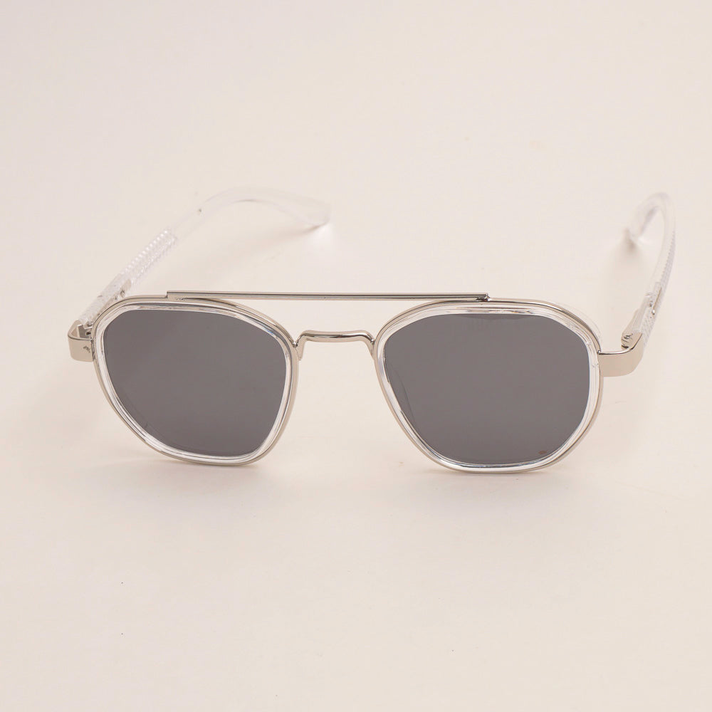 White Silver Sunglasses for Men & Women G020P