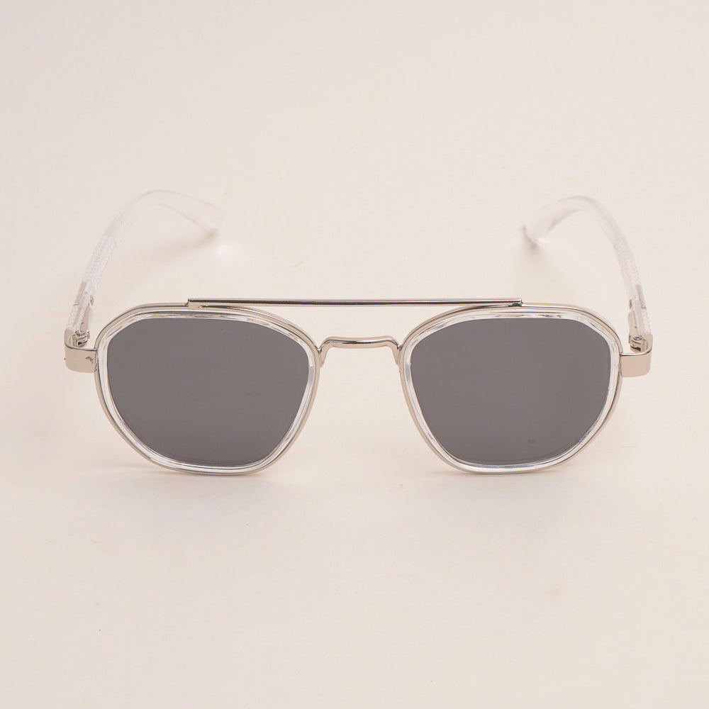 White Silver Sunglasses for Men & Women G020P