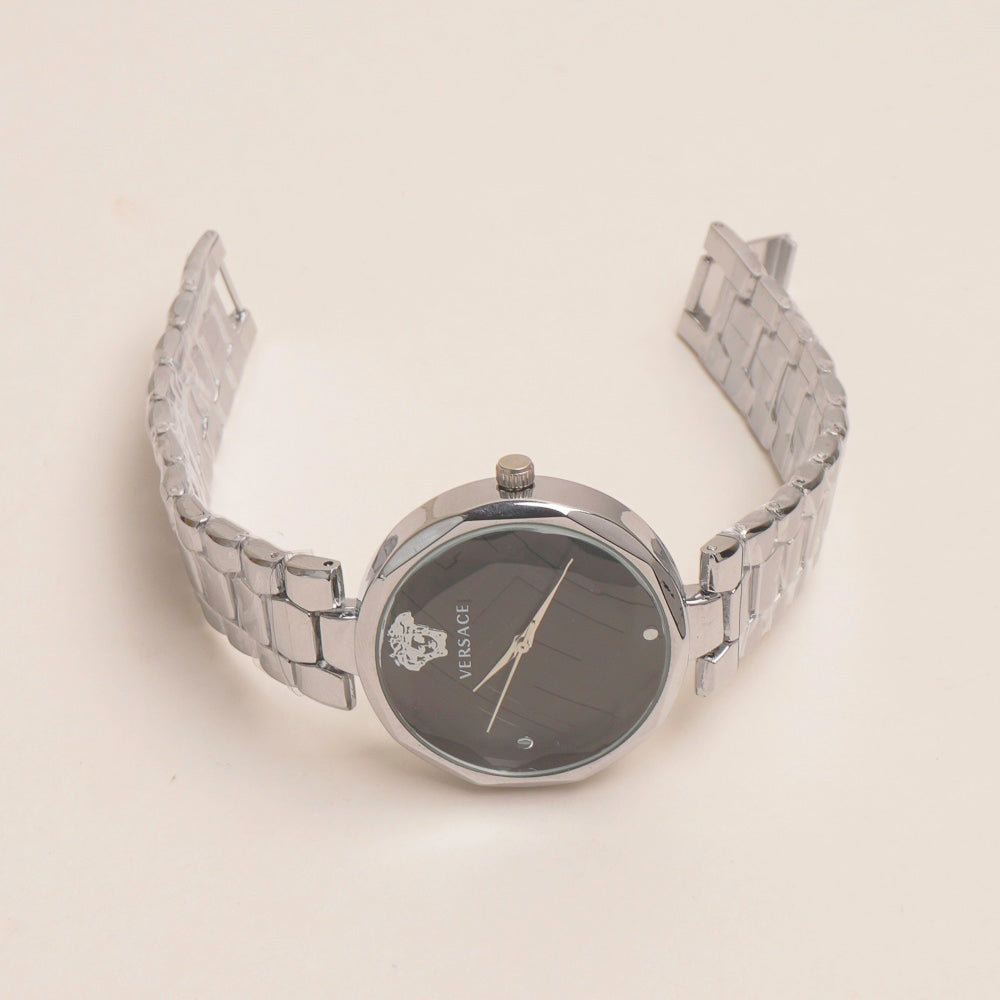 Womens Chain Watch Silver V