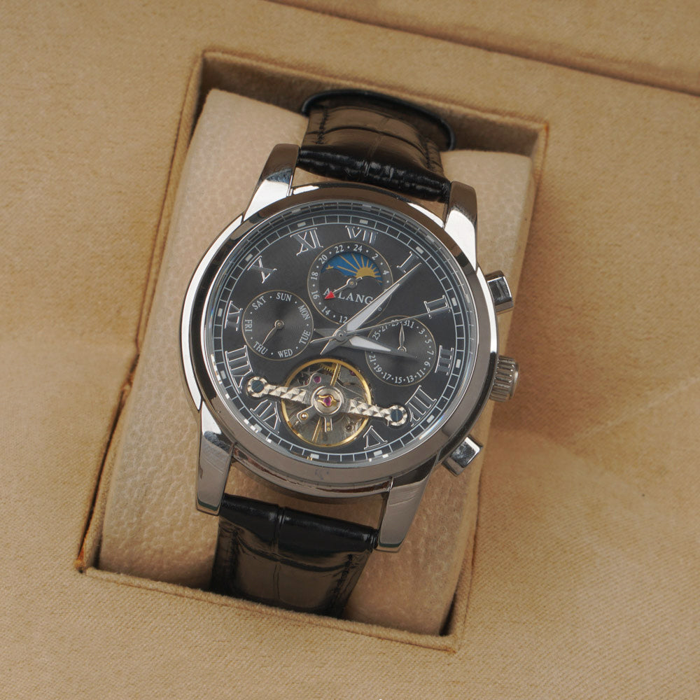 AILANG AL-8508 Men's Business Automatic Mechanical Watch Black color