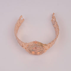 Women Chain Watch Rosegold Pink