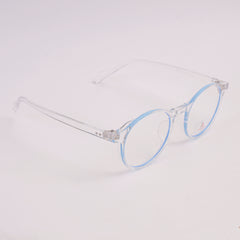 Optical Frame For Man & Woman White Blue Shade JJ 20350