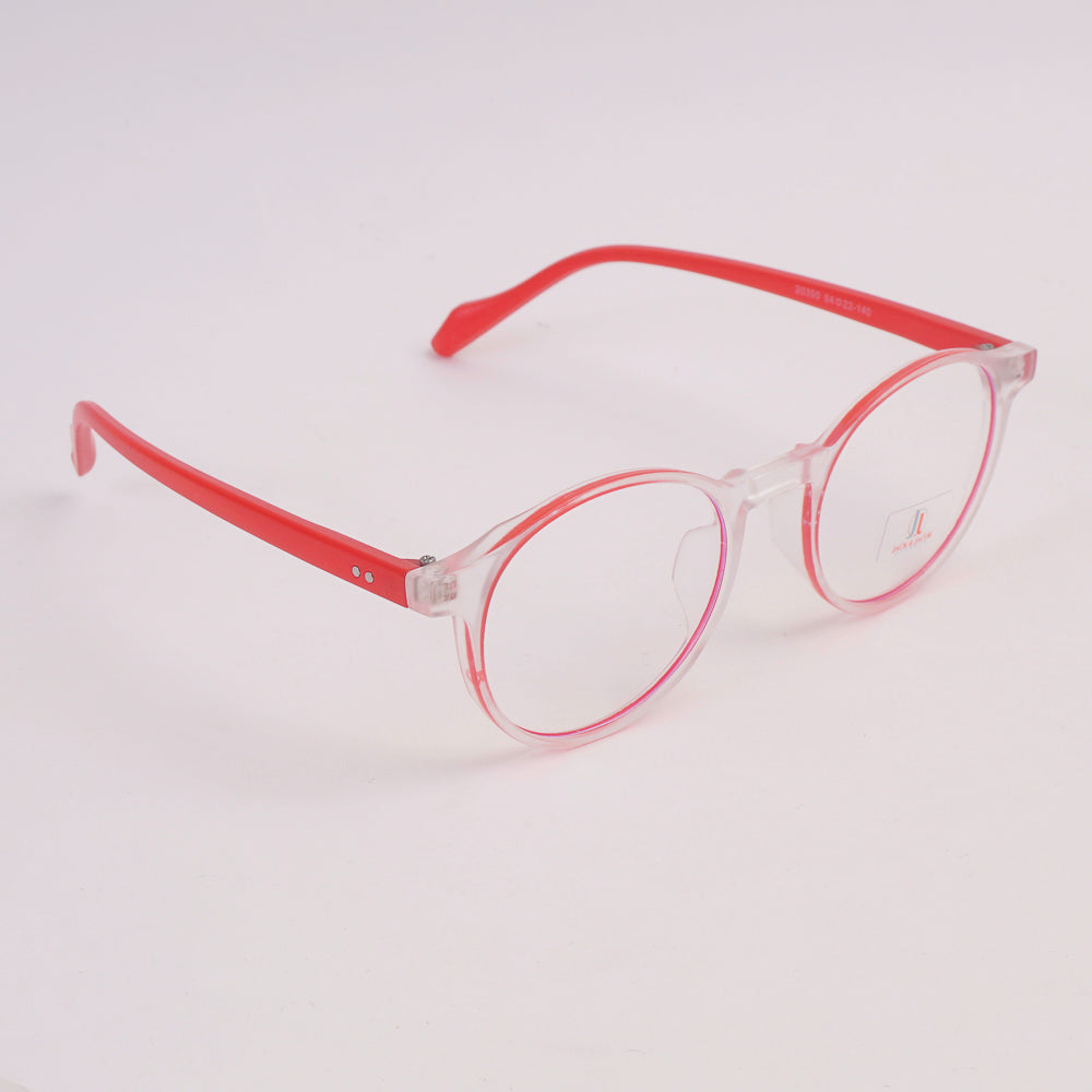 Optical Frame For Man & Woman White Red Shade JJ 20315