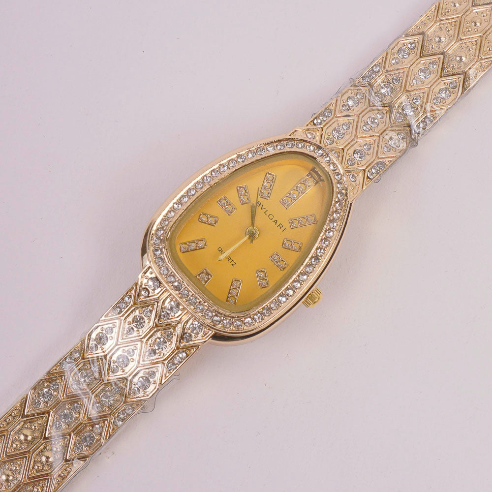 Woman Chain Watch Golden G