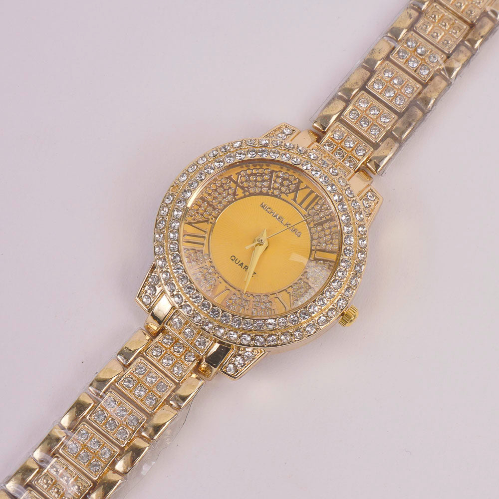 Woman Chain Watch Golden G