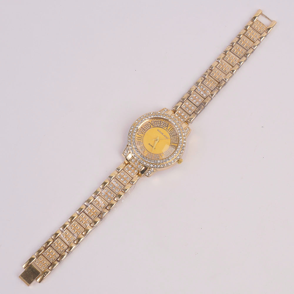 Woman Chain Watch Golden G