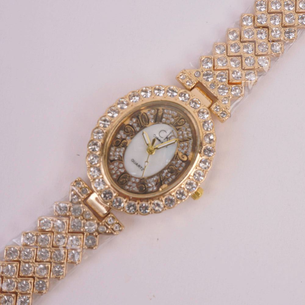 Woman Chain Watch Golden B