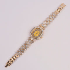 Woman Chain Watch Golden Y