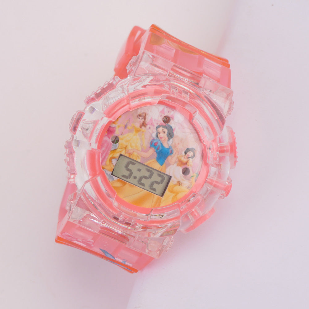 Kids Character Analogue Wrist Watch Pink SW Multi Face