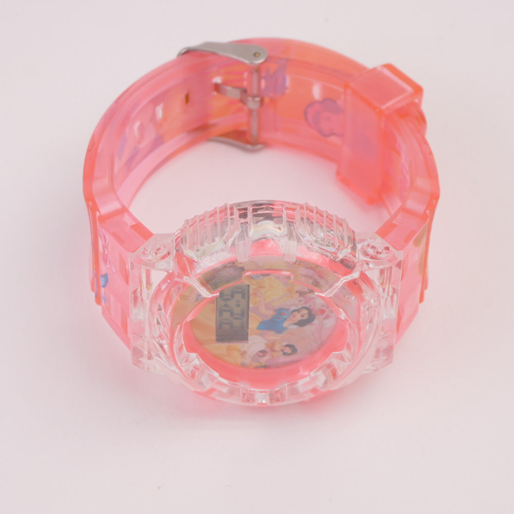 Kids Character Analogue Wrist Watch Pink SW Multi Face