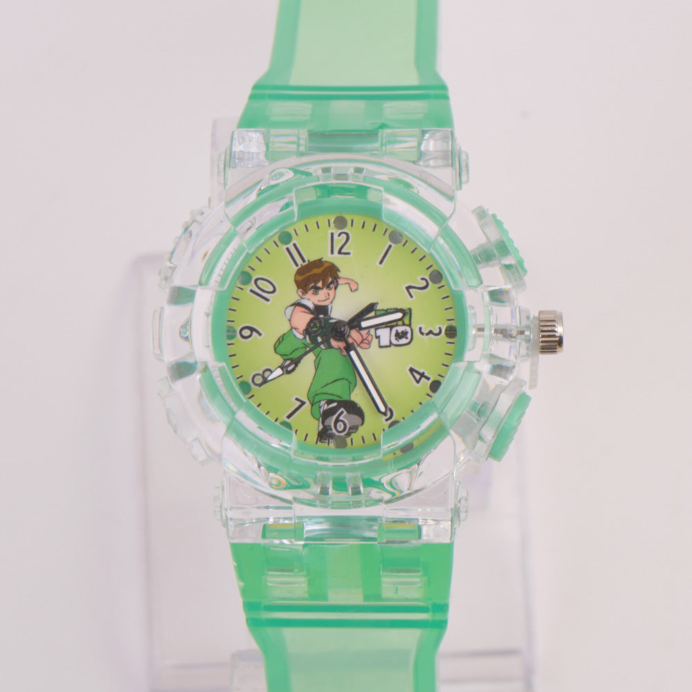 Kids Character Analogue Wrist Watch Green