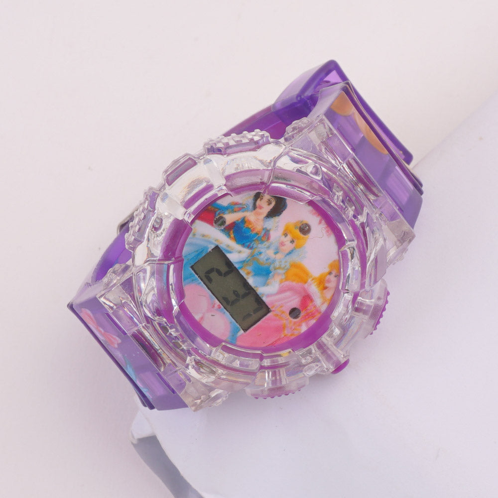 Kids Character Analogue Wrist Watch Purple