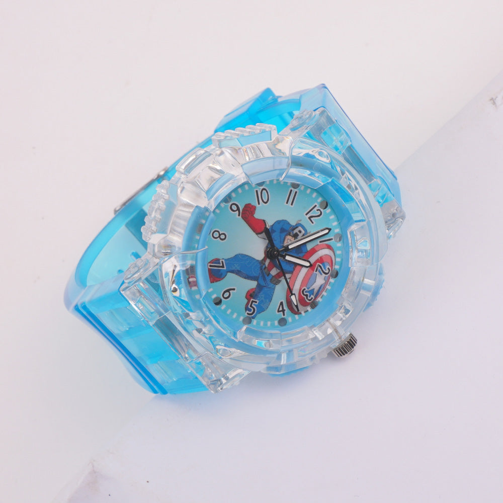 Kids Character Analogue Wrist Watch Light Blue A