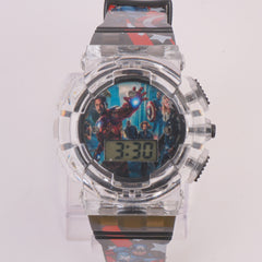 Kids Character Analogue Wrist Watch Black A