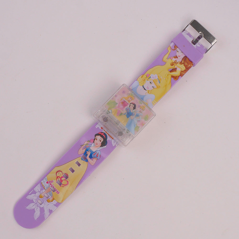 KIDS CHARACTER WATCH WITH MUSICAL SOUND PURPLE