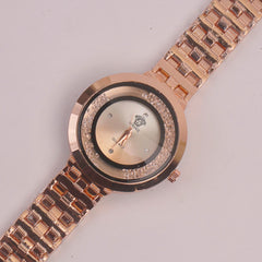 Women Chain Watch Rosegold Blk