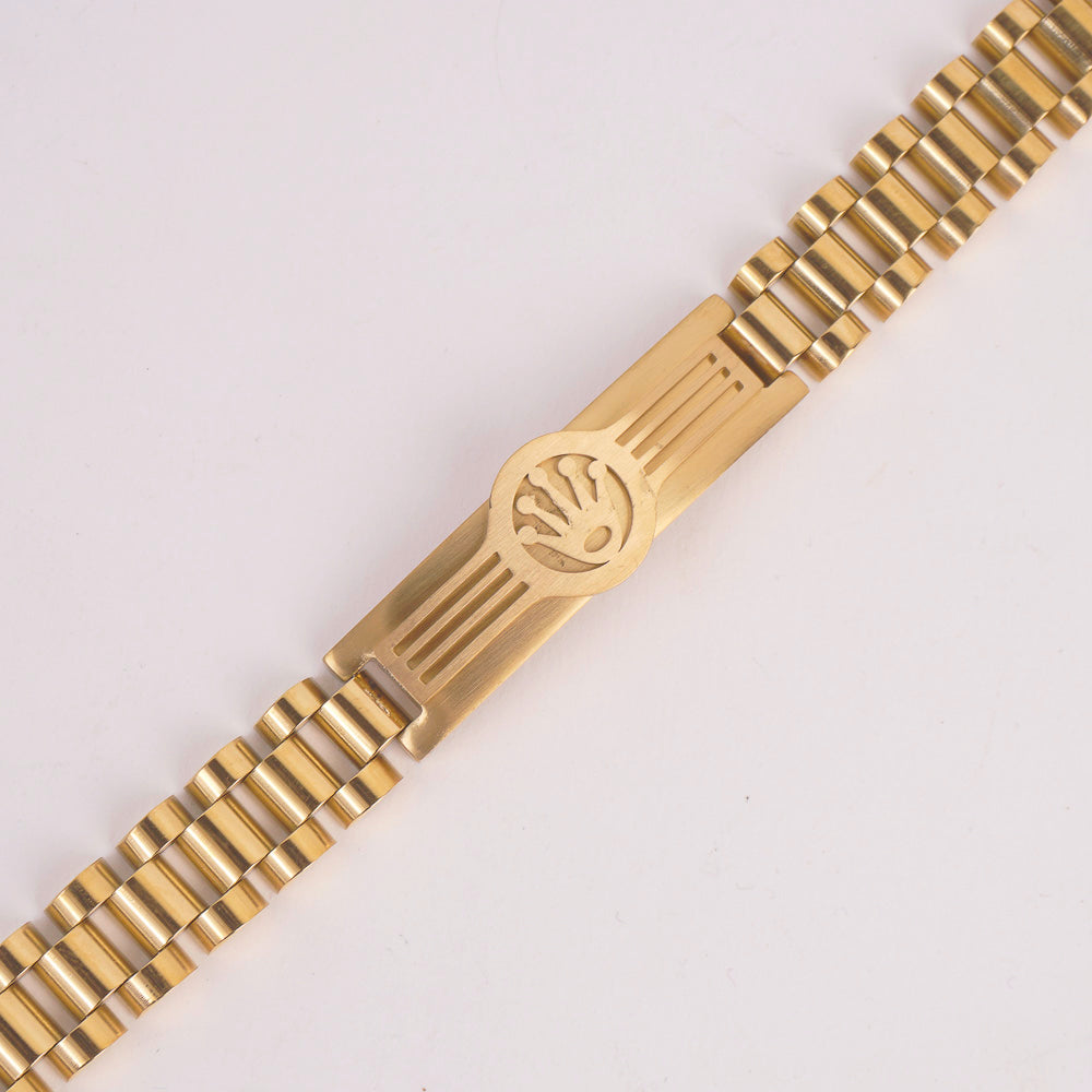 Mens Golden Chain Bracelet R