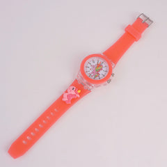 Kids Character Analogue Wrist Watch Red