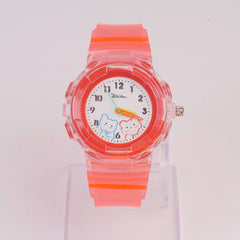 Kids Character Analogue Watch Red HK