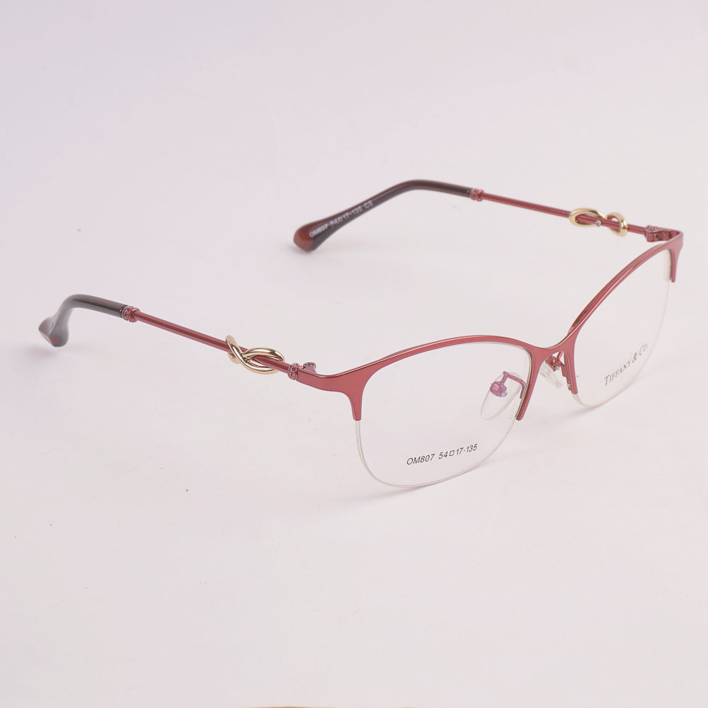Metal Optical Frame For Man & Woman TF Red