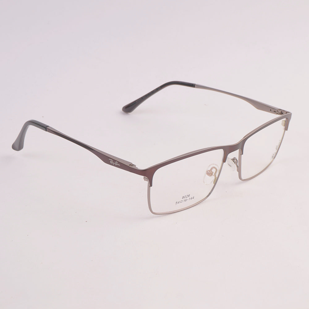 Metal Optical Frame For Man & Woman RB Brown Silver