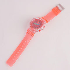 Kids Character Analogue Watch Red Space