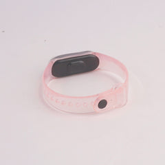 Kids Led Watch With Transparent shade Pink