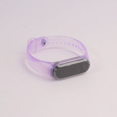 Kids Led Watch With Transparent shade Purple