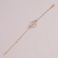 Womens Golden Chain Bracelet