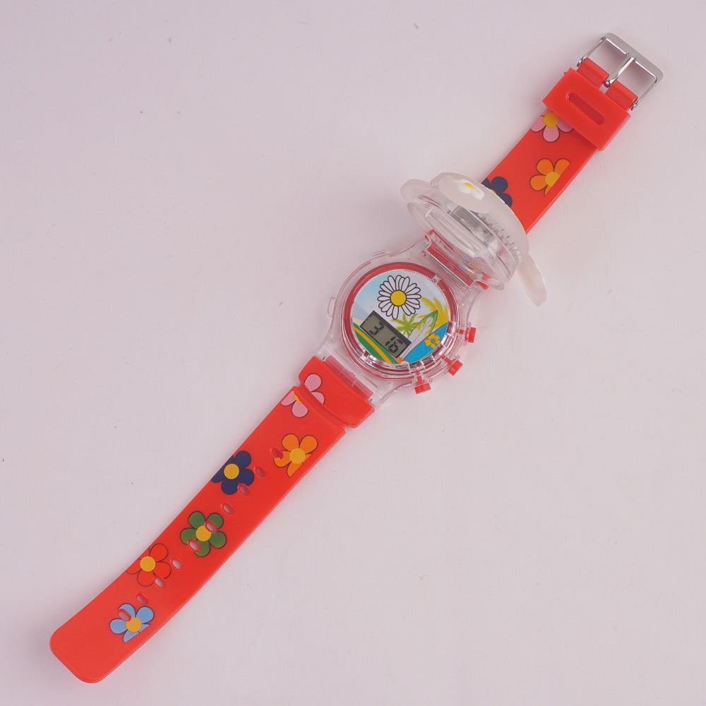 Spinner Watch For KIDS Red F