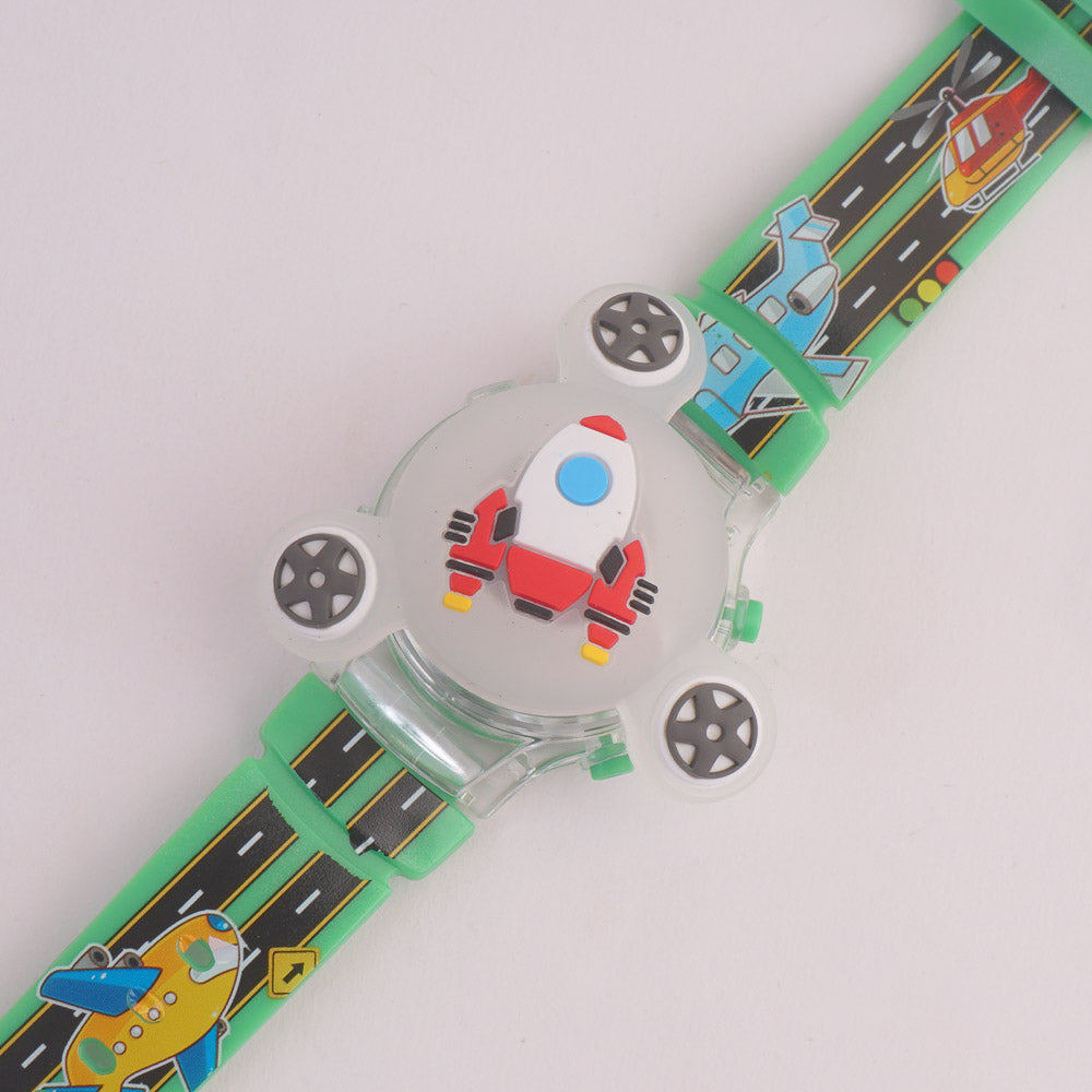 Spinner Watch For KIDS Green R