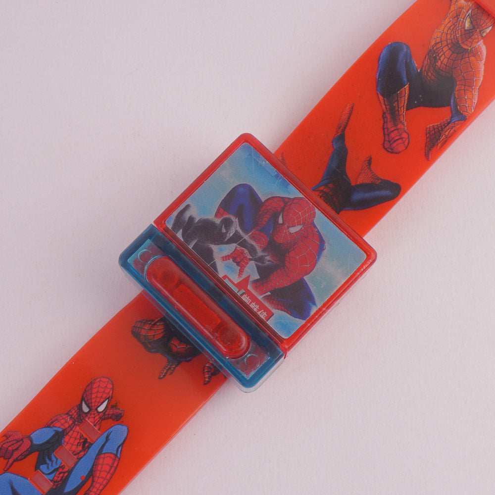 KIDS CHARACTER WATCH WITH MUSICAL SOUND Red Spider