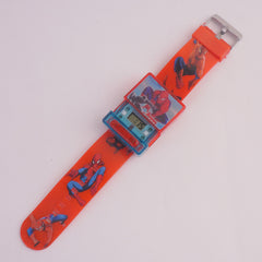 KIDS CHARACTER WATCH WITH MUSICAL SOUND Red Spider